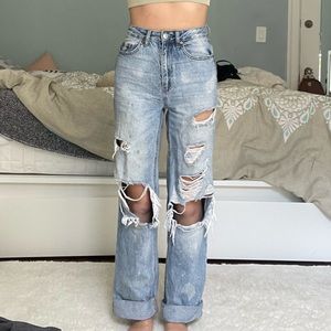 90s Boyfriend Distressed Jeans from PacSun, 24